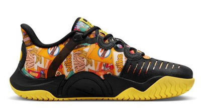 Женские Кроссовки теннисные Nike Court Air Zoom GP Turbo HC Osaka Premium - black/vivid sulfur/siren red/racer blue