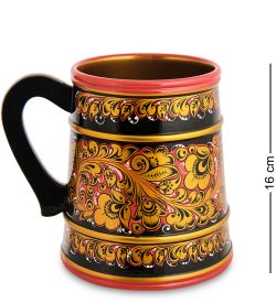 Народные промыслы ХЛ-040/2 Кружка 160*140 (Хохлома)