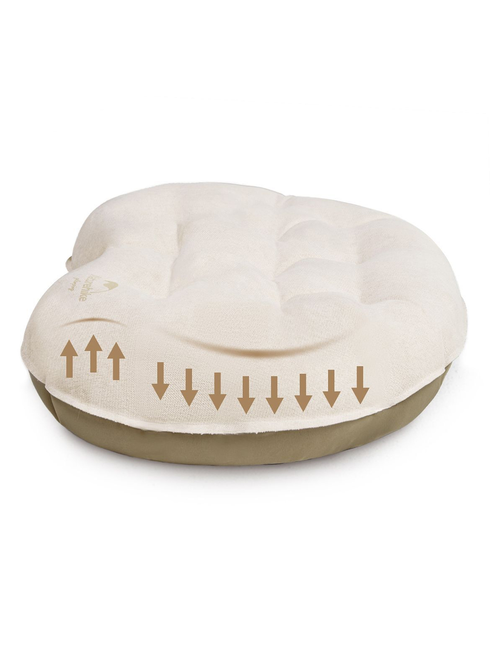 Подушка надувная Naturehike CNH22ZT009 бежевая, 6927595714812