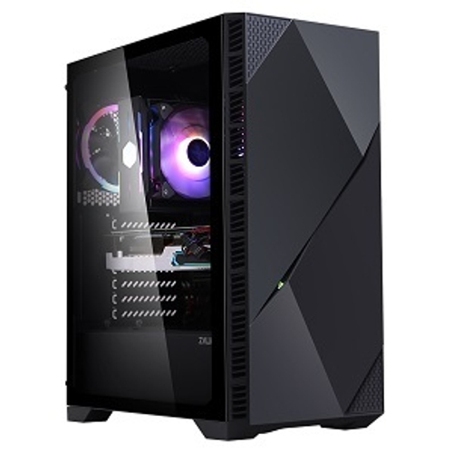 Корпус Midi-Tower Zalman Z3 Iceberg Black, RGB-подсветка, ATX, черный