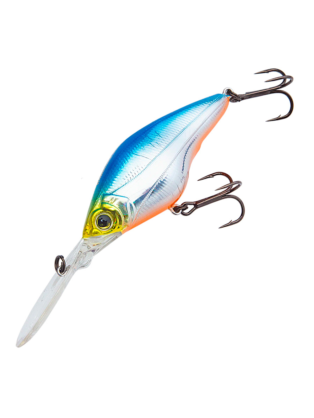 Воблер для рыбалки Duel Hardcore Shad Crank 60 F 3+ R1186 #HGBL Special Color, 60 мм, 11 г, медленно всплывающий, крэнк
