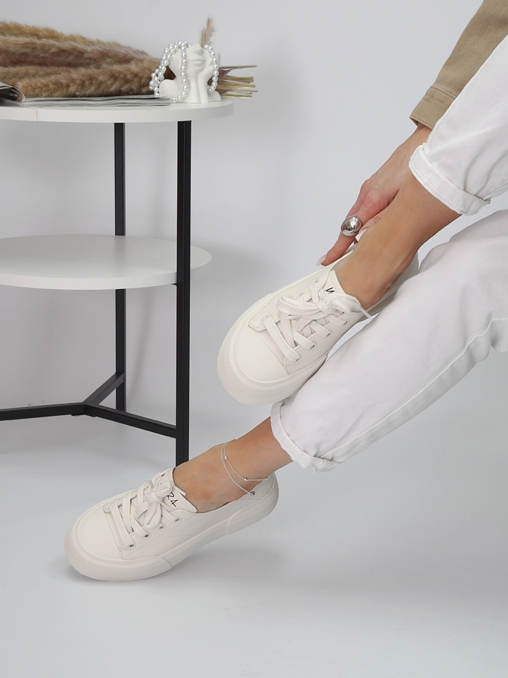 Кеды женские натуральная кожа