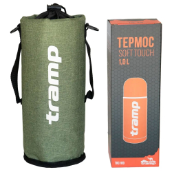 Tramp термочехол для термоса Soft Touch 1.2 л, оливковый