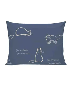 Постельное белье "КОТИКИ/КОТИКИ (компаньон)" 1,5-сп наволочка 50х70 1шт Простынь 150х215 см Пододеяльник 145х215 см Сказка сатин