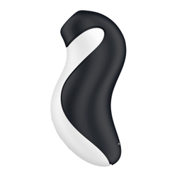 Вакуумно-волновой стимулятор с вибрацией Satisfyer Orca, черно-белый