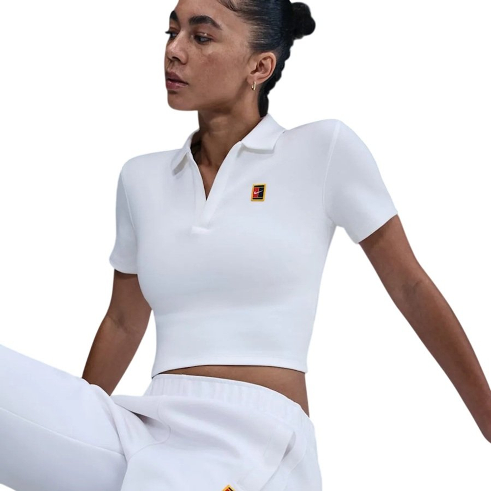 ОДЕЖДА ДЛЯ ТЕННИСА Женская, Поло NIKE COURT HERITAGE .