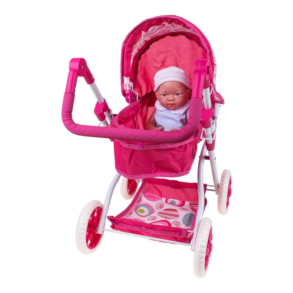 Коляска для куклы лежачая, пакет FL8137