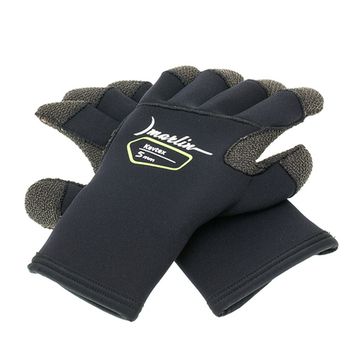 Перчатки Marlin Kevtex 5 мм Черные