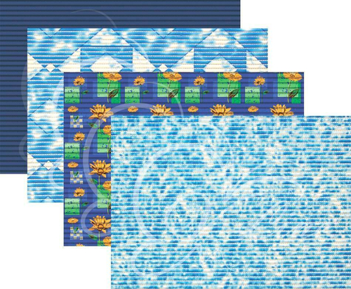 Коврик 0,65м х 15м (синий)
