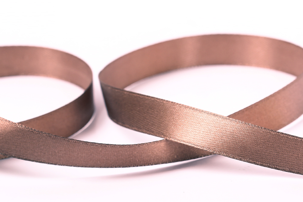 Лента атласная 12 мм "Gamma" №031 т-коричневый