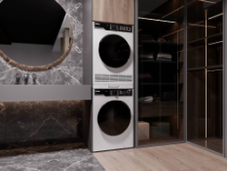 Отдельностоящая стиральная машина с паром Korting KWM 58ILS1299