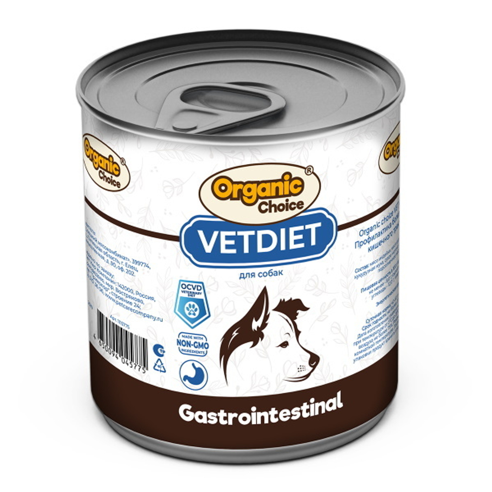 Консервы ORIGINAL CHOICE VETDIET Hypoallergenic для собак с пищевой аллергией или непереносимостью 340 г