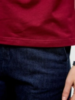 Футболка дизайнерская с цельнокроеным воротником