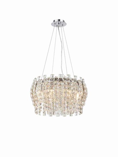 NW028-ф500*H270 CHROME (1) Люстра NW