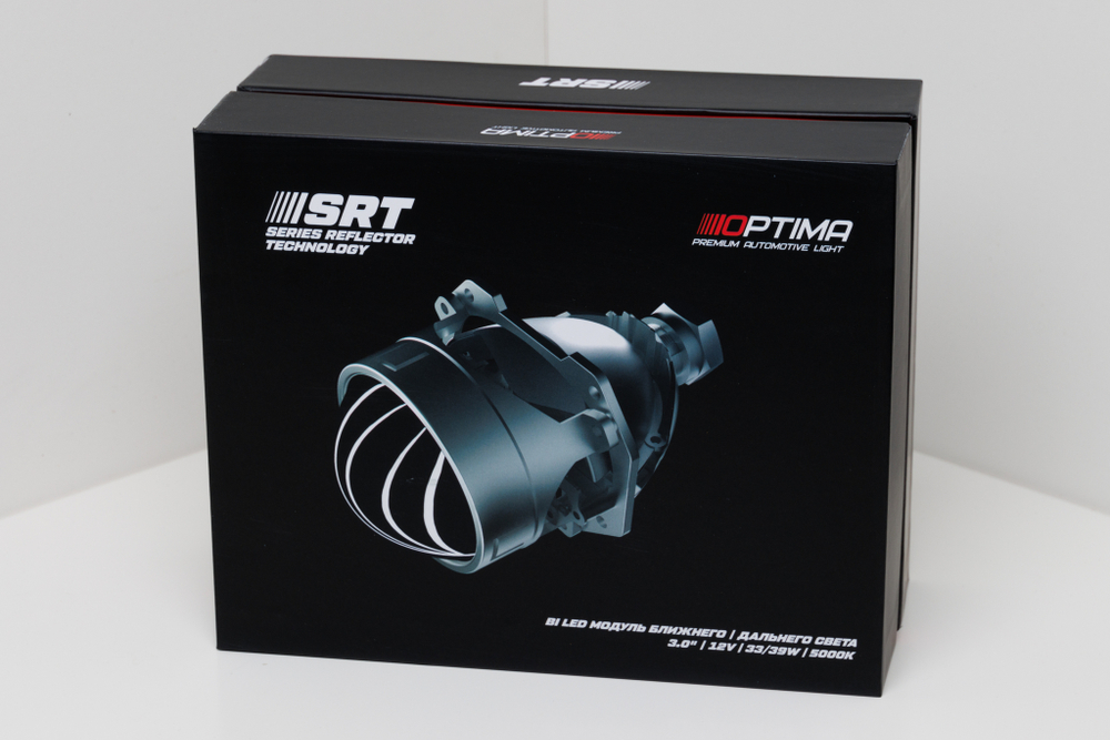 Optima Bi-LED Lens SRT 3.0" 5000К 12V