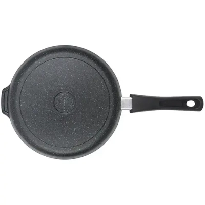 Сковорода глубокая 280мм со съемной ручкой,АП линия «Granit» (black)