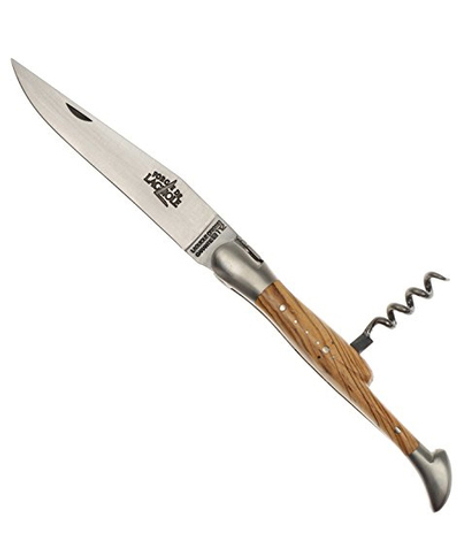 Нож складной 11см Forge de Laguiole 22111 Model лезвие и штопор, рукоятка из оливы