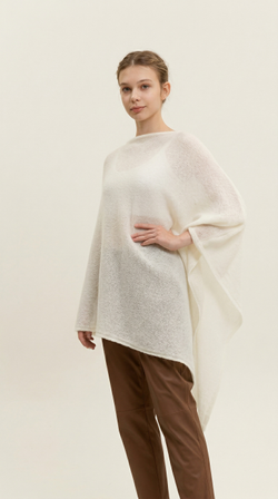 Накидка женская Т027-01 белая