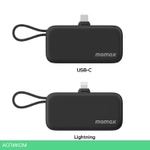 Портативное зарядное устройство Momax IP130 1-Power Mini 3 в 1 Black (IP130D)
