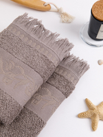 Полотенце махровое, г/к, жак., "Венеция" 50х85, арт. AVEN50-85, цвет: 161406-Коричневый,