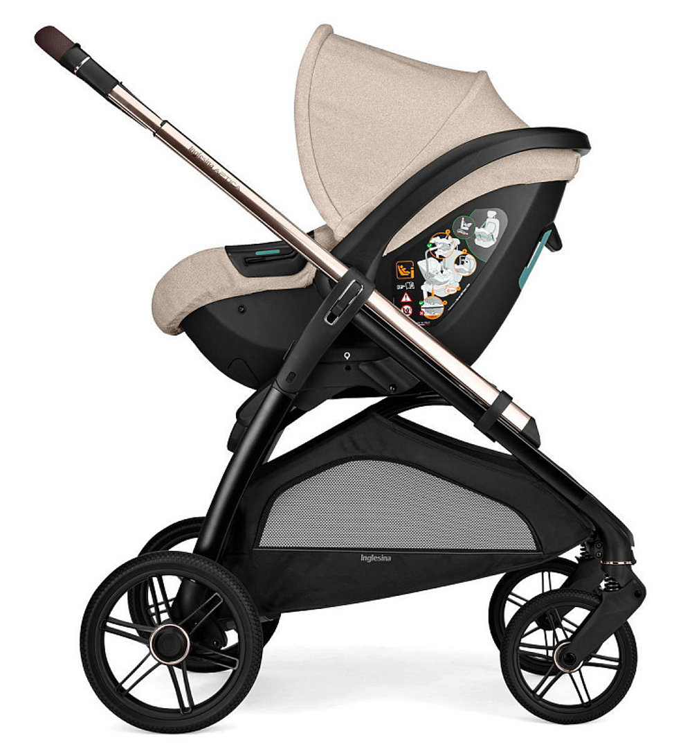 Коляска Inglesina Aptica Darwin i-Size System Quattro 4 в 1 2025 Pashmina Beige