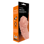 Насадка Penis Sleeve с бугорками телесная TPE KOKOS PS-003-L