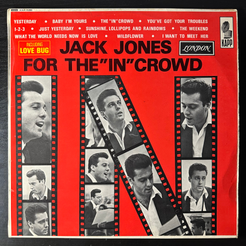 Jack Jones ‎– For The "In" Crowd (Англия 1966г.)