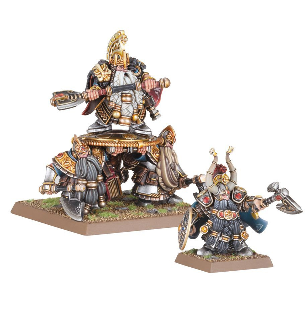 Warhammer The Old World - Dwarfen Mountain Holds: Dwarf Lords with Shieldbearers
