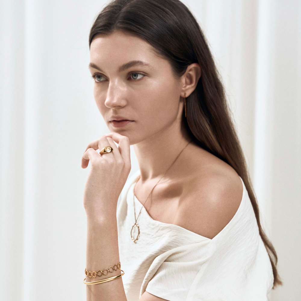 Браслет TETRA позолота