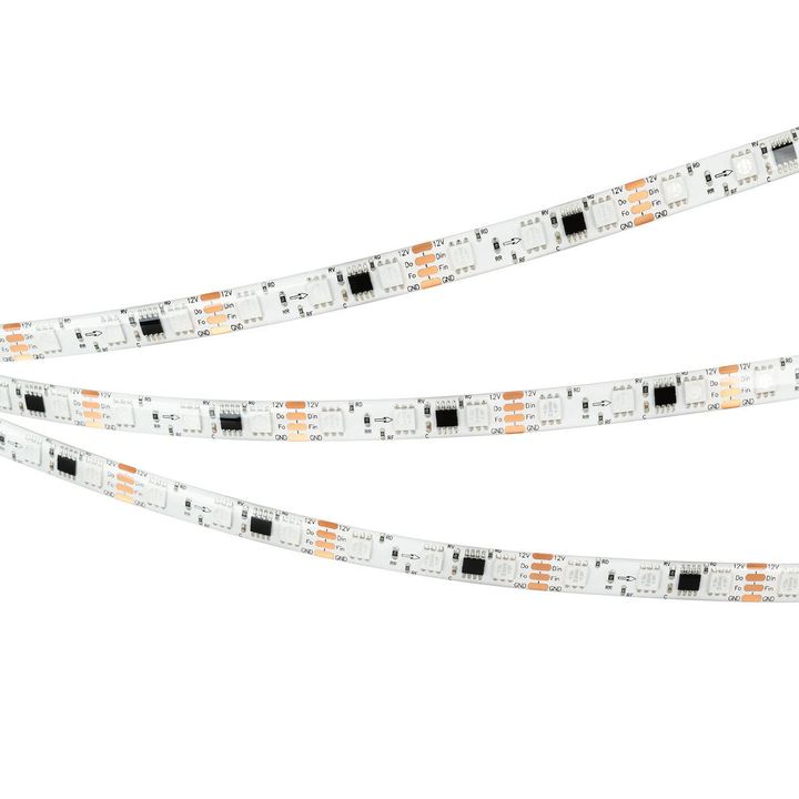 Светодиодная лента Arlight 12W/m 60LED/m 5060SMD разноцветный 5М SPI-SE-B60-10mm 12V 039597