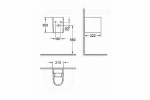 Раковина с полупьедесталом Grohe Euro Ceramic GR2005-2 55