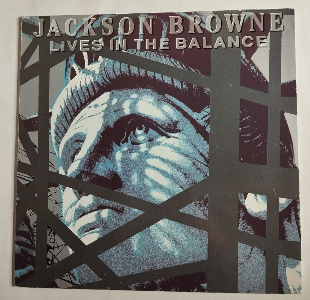 Винтажная виниловая пластинка LP Jackson Browne Lives In The Balance (Germany 1986)