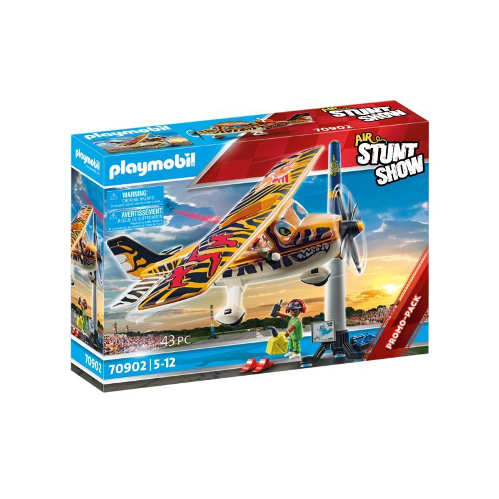 Playmobil - Воздушное каскадерское шоу: Винтовой самолет &quot;Тигр&quot; 70902