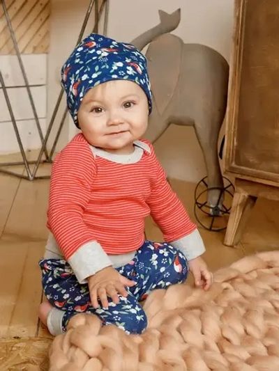 Комплект боди со штанами и шапочкой