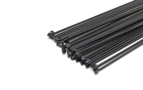 Спица 280 мм x 14G , с ниппелем, стальная, черная (144)