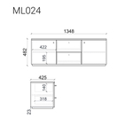 Тумба под ТВ ML024