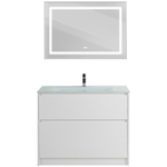 Тумба под раковину BelBagno Kraft 100 KRAFT-1000-2C-PIA-BO Bianco Opaco