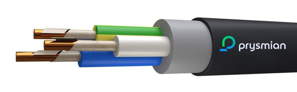 Кабель ВВГнг(А)-FRLS 3х2.5 ОК (N PE) 1кВ (м) РЭК-PRYSMIAN 1703050106