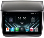 Магнитола для Mitsubishi L200 4, Pajero Sport 2 2006-2016 - FarCar DX094M монитор 9.5" IPS на Android 13, 4+64Гб, CarPlay