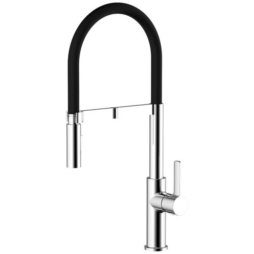 Смеситель для кух. мойки Azario с фильтром для воды, гибкий излив, хром 17300