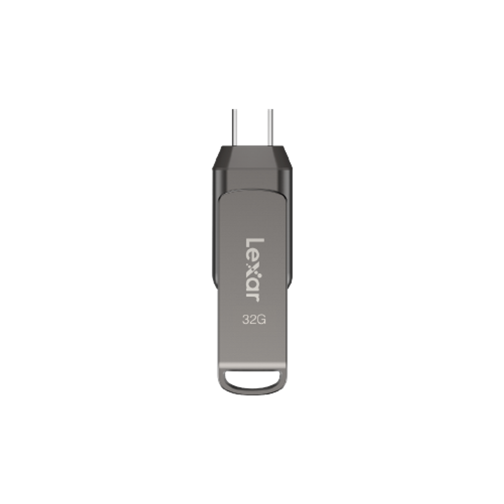 Флеш-накопитель Lexar JumpDrive Dual Drive D400 USB 3.1 Gen1 Type-C 32GB, R 100МБ/с