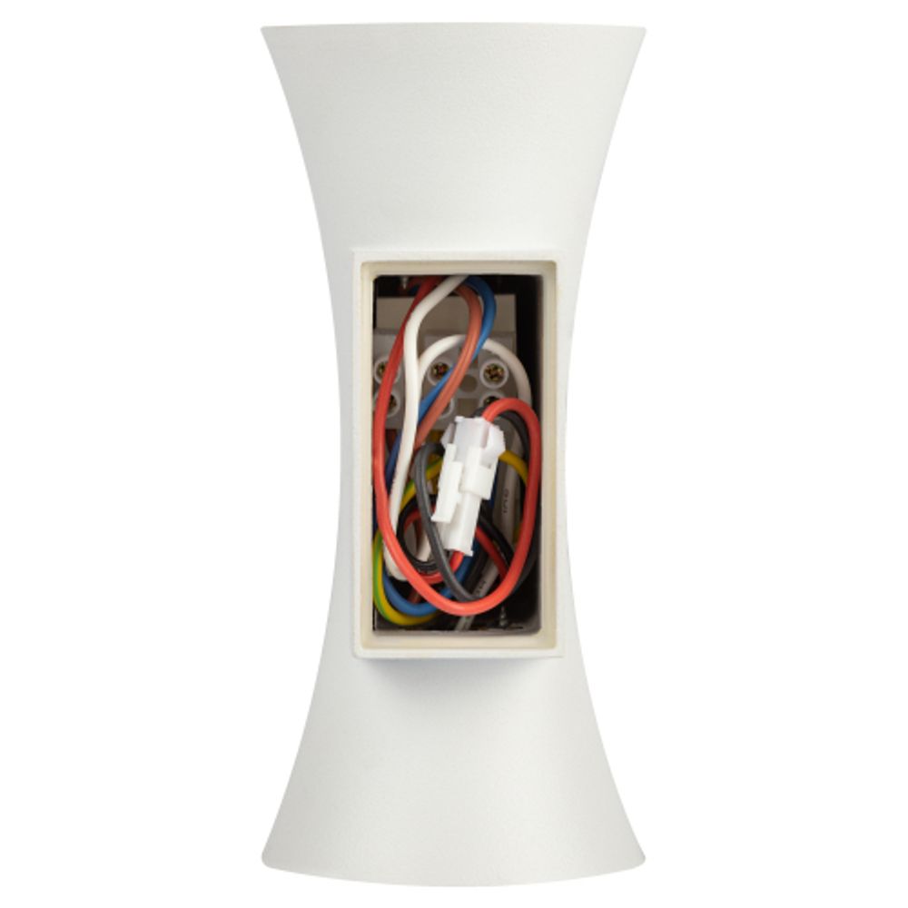 Декоративная подсветка ЭРА WL42 WH+GD светодиодная 10Вт 3500К белый/золото IP54 для интерьера, фасадов зданий