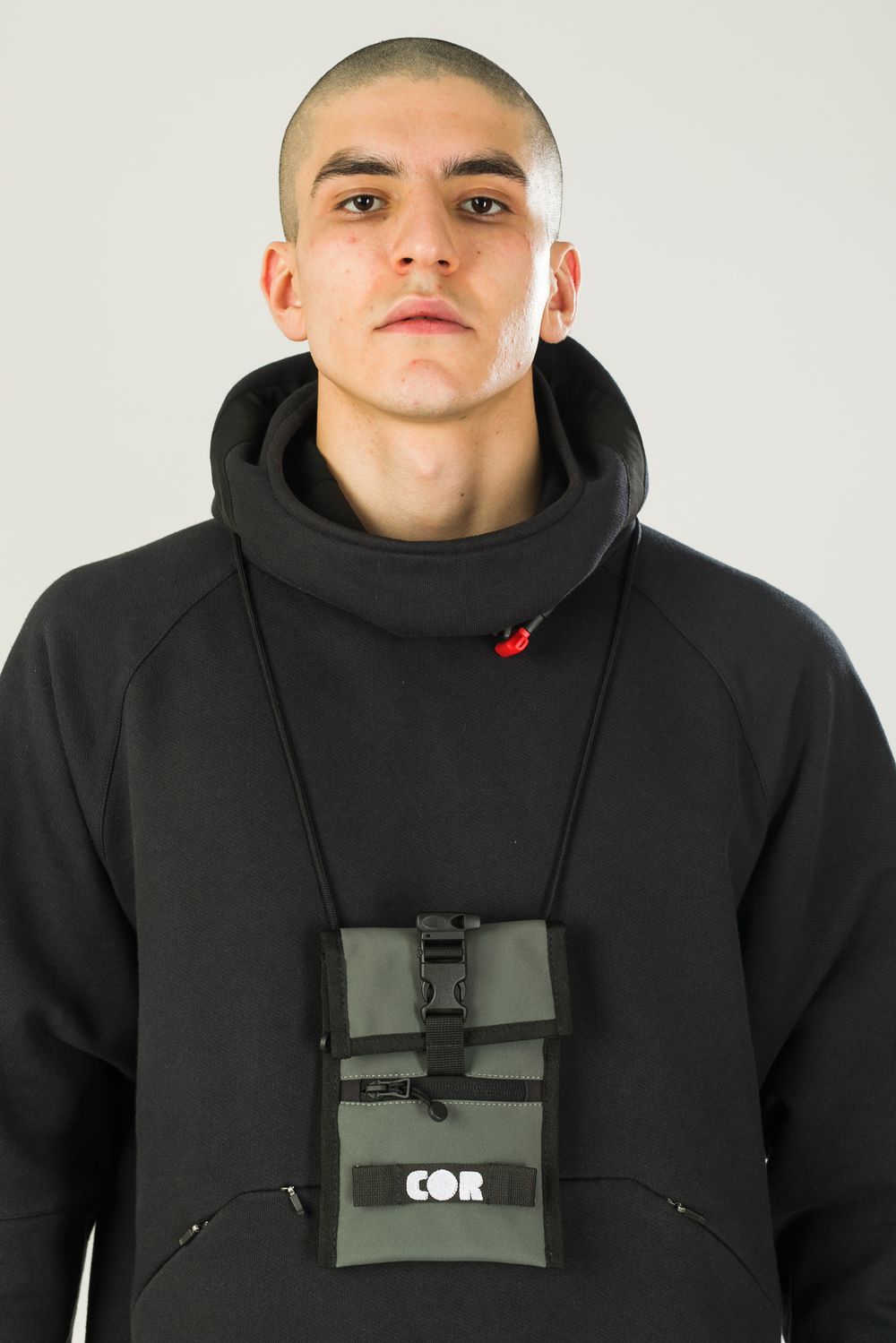 Кошелёк COR Wall Серый Темный