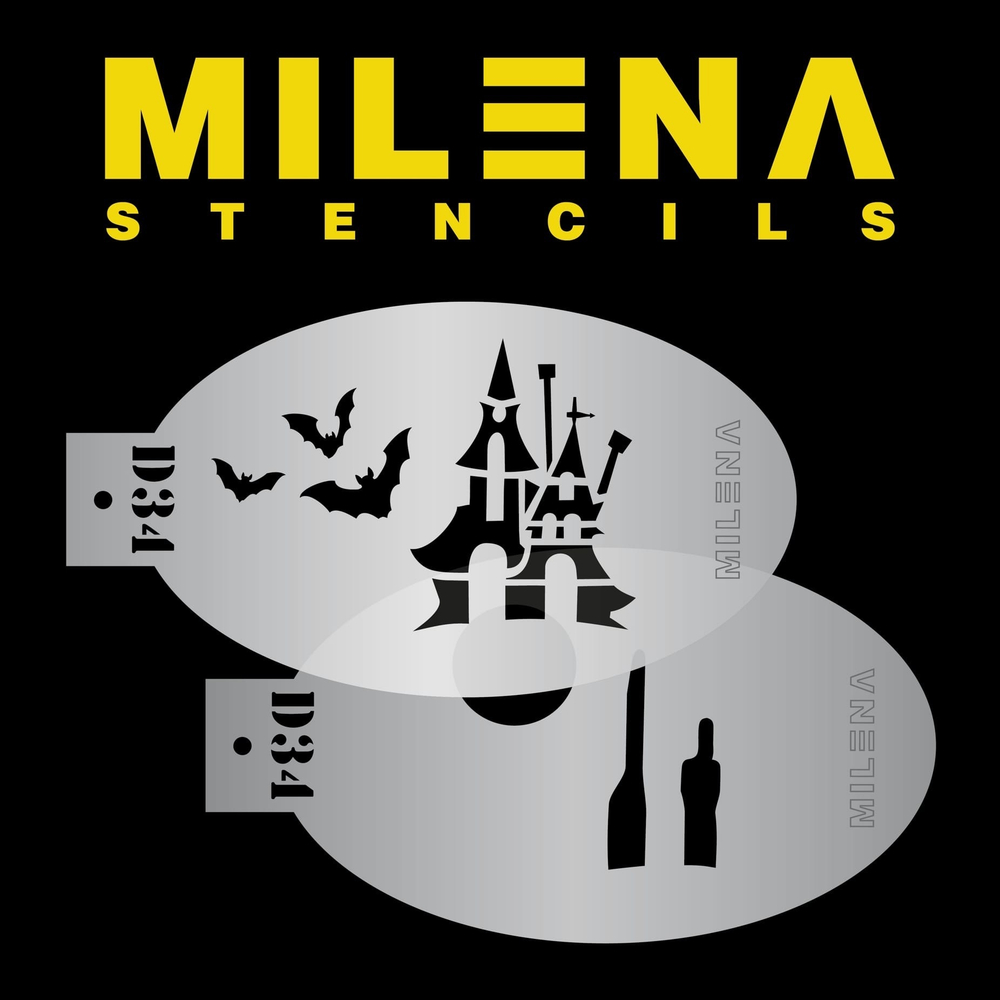 Трафарет Milena D34