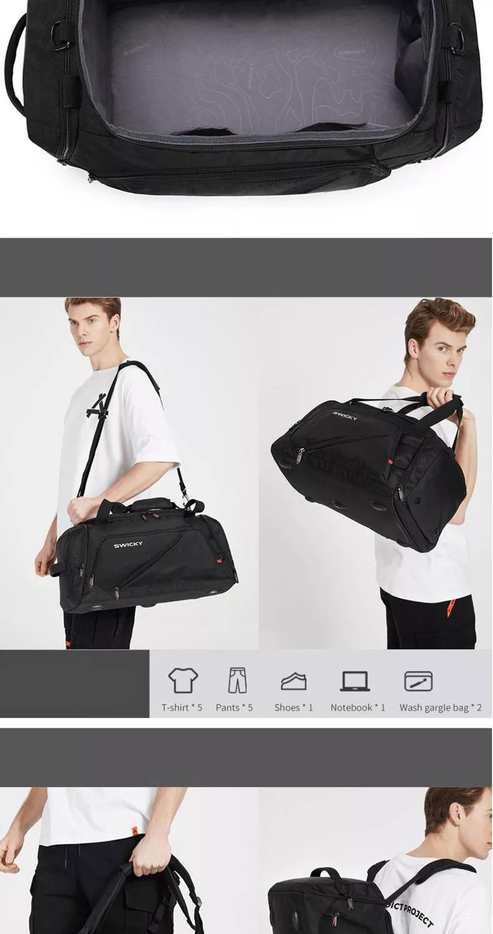 Сумка Swiсky 66001-57 Black