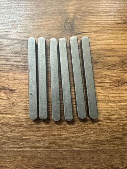 Шпонка призматическая А8*7*80, 1 шт