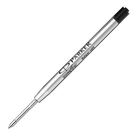 Parker Стержени для шариковой ручки Quink Flow (2шт), M, черный (в блистере)