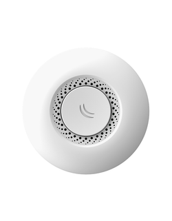 MikroTik cAP with AR9533 650MHz CPU, 64MB RAM, 1xLAN, built-in 2.4Ghz 802.11b/g/n Dual Chain wireless with 2dBi integrated antenna, RouterOS L4, plastic case, PoE, PSU