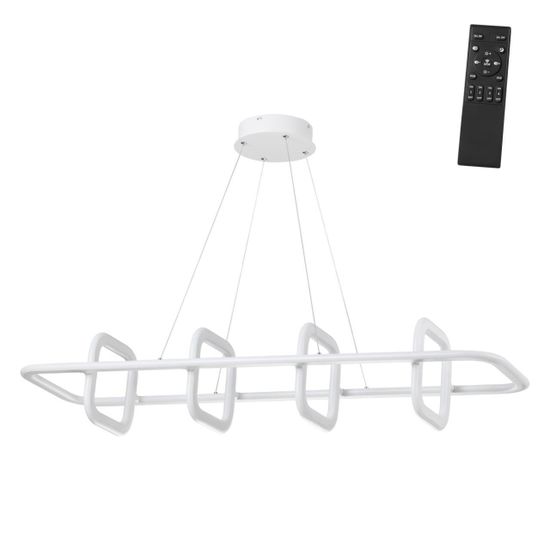 359184 OVER NT23 312 белый Светильник подвесной диммируемый, в комплекте пульт ДУ IP20 LED 4000К 175W 220V ONDO