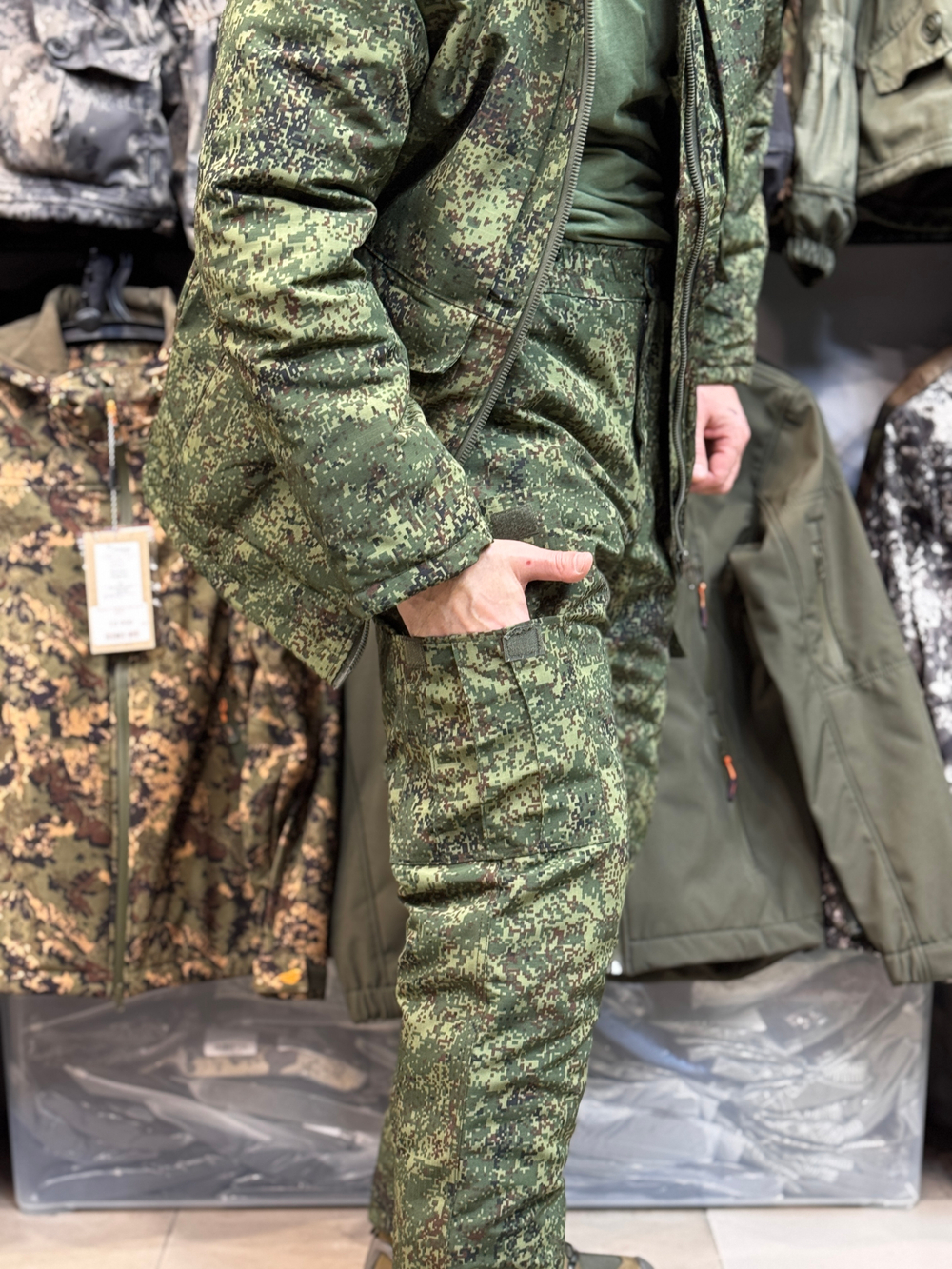 Костюм горка цифра п. фольгированная зима